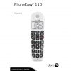 Doro PhoneEasy 110 Senioren Telefoon - Wit