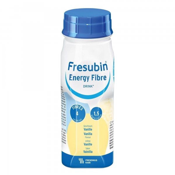 Fresenius Fresubin Energy Vezel Drink - Vanille - 4x200ml
