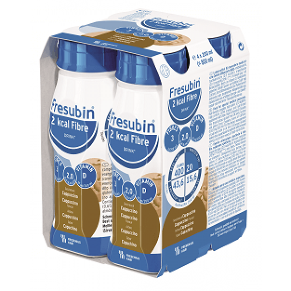 Fresubin 2kcal Vezel Drink - Cappuccino - 4x200ml
