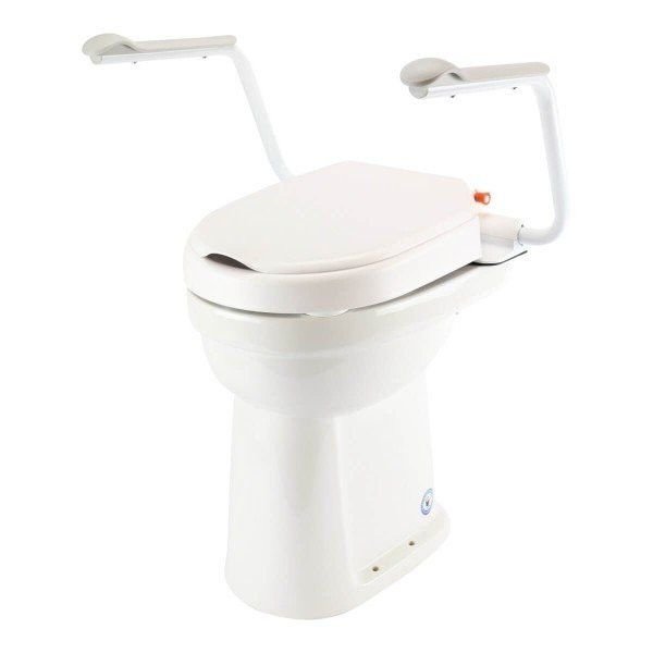 Hi-Loo Toiletverhoger met Armleuning-hoogte 10 cm