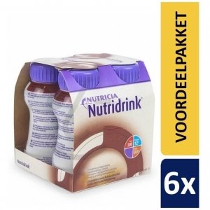 Nutridrink Chocolade | 6 pakken van 4x200ml