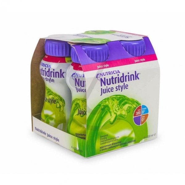 Nutridrink Juice Style Appel 4x200ml