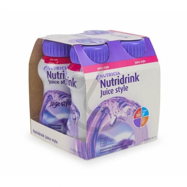 Nutridrink Juice Style Cassis 4x200ml