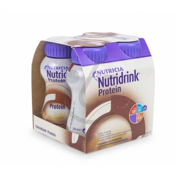 Nutridrink Protein Chocolade 4x200ml