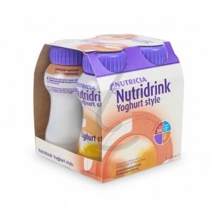Nutridrink Yoghurt Style Perzik/Sinaasappel 4x200ml