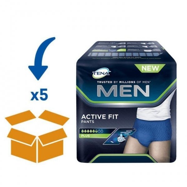 TENA Men Active Fit - Large | 5 pakken van 10 stuks