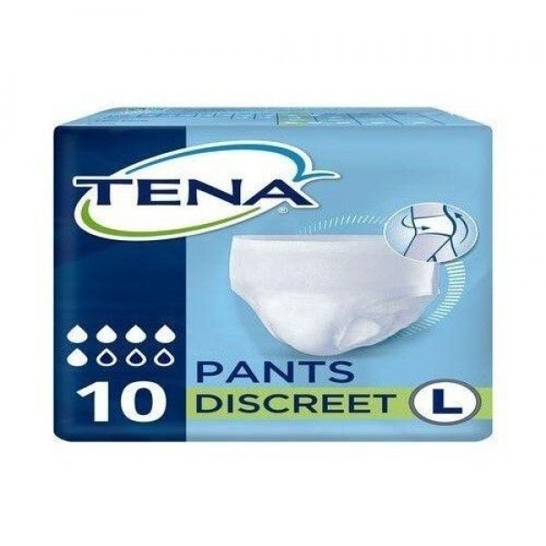 TENA Pants Discreet - L - 10 Stuks