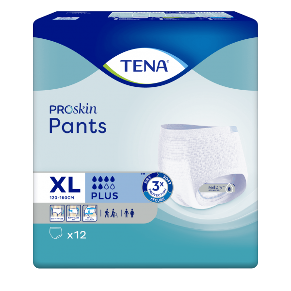 TENA Pants Plus ProSkin - XL - 12 Stuks