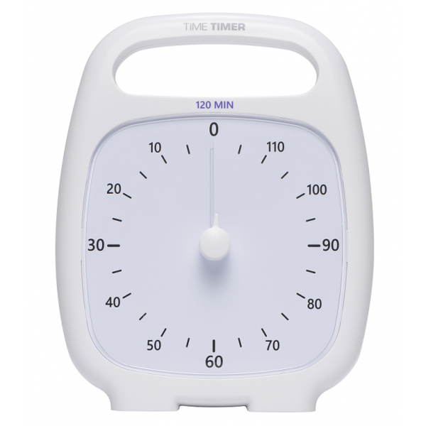 Time Timer Plus - 120 minuten - Wit